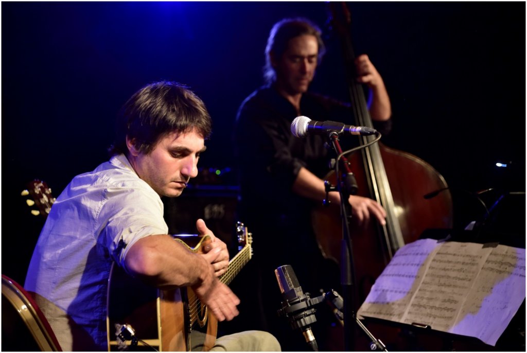 Pascal Charrier (g) et Frédéric B. Briet (b). © Bruno Rumen 
