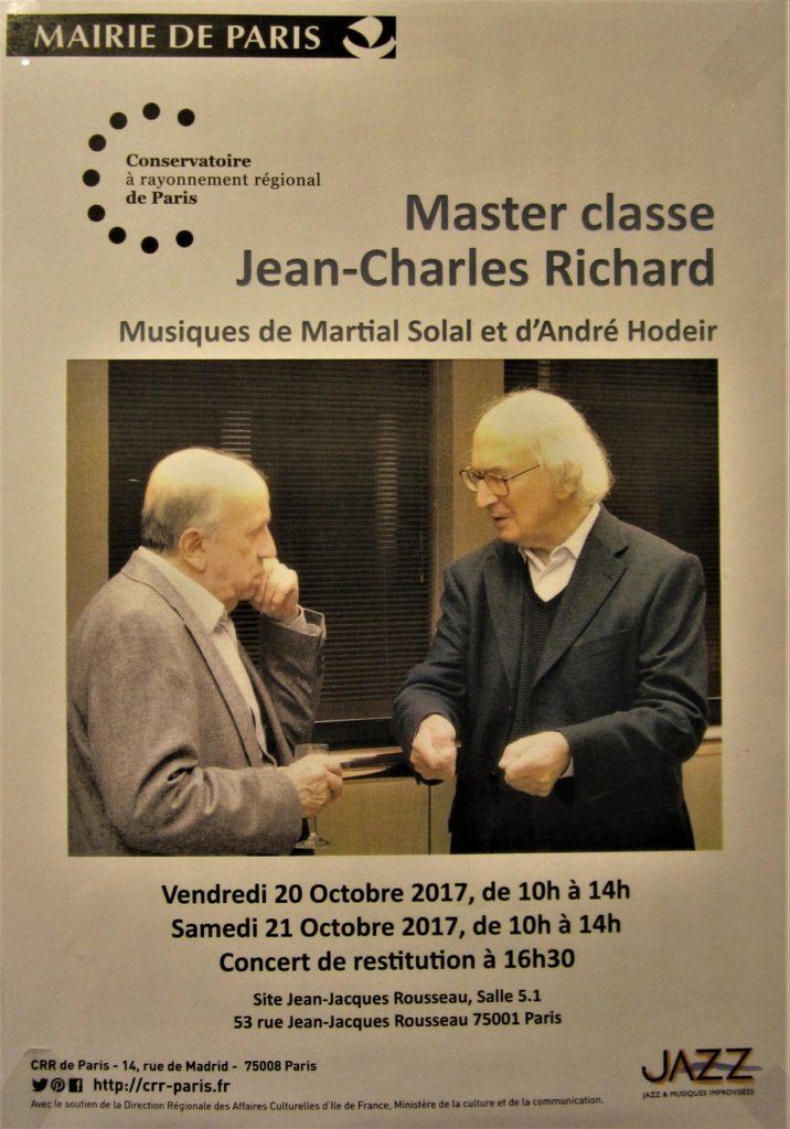 affiche Master classe