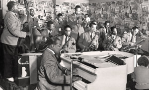 Count Basie au Famous Door dans les années 1940 © X dr / Institute of Jazz Studie - Rutgers University