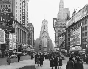 Times Square, New York City, 1938